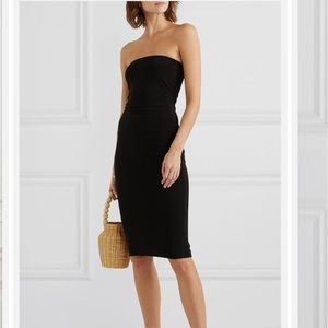 Norma Kamali Strapless Jersey Dress